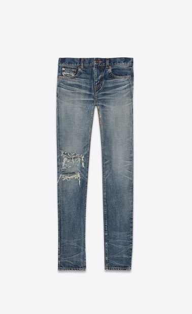 trash Skinny denim pants